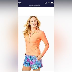 Lily Pulitzer Ocean Blue pull up shorts